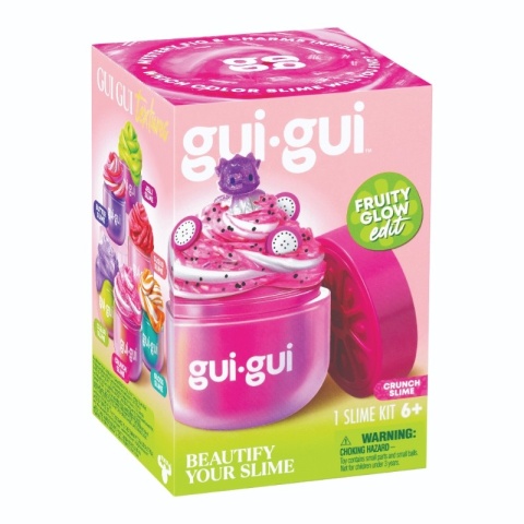 GUI GUI FRUITY GLOW Crunch slime figurka dekoracje zestaw kreatywny