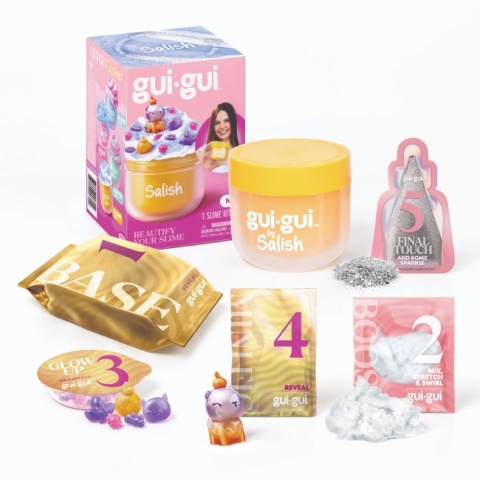 GUI GUI SALISH slime 1 szt. brokatowy zestaw kreatywny figurka dekoracje
