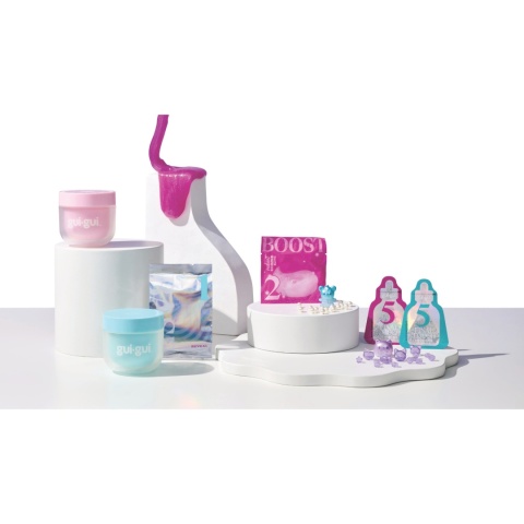 GUI GUI SLIME Deluxe 2 szt. brokatowe pachnące figurki zestaw kreatywny