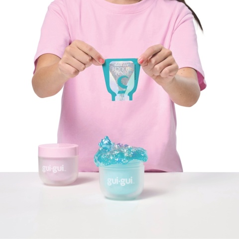 GUI GUI SLIME Deluxe 2 szt. brokatowe pachnące figurki zestaw kreatywny