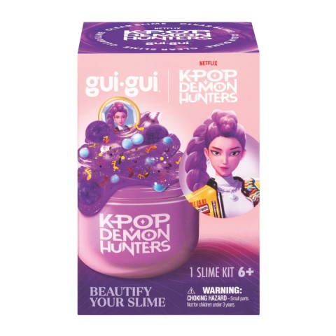 K-POP DEMON HUNTERS RUMI SLIME Gui Gui fioletowy zestaw kreatywny
