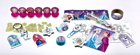 KALENDARZ ADWENTOWY FROZEN KRAINA LODU 24 niespodzianki gadżety PREZENT