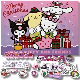KALENDARZ ADWENTOWY HELLO KITTY 24 niespodzianki PREZENT NA ŚWIĘTA