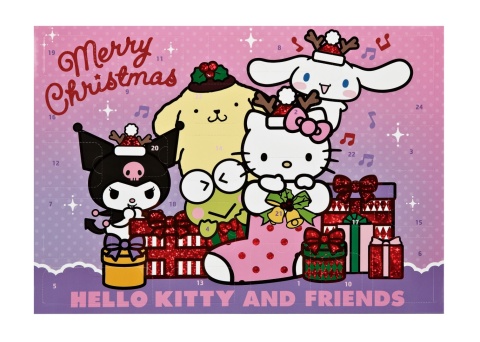 KALENDARZ ADWENTOWY HELLO KITTY 24 niespodzianki PREZENT NA ŚWIĘTA