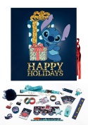 KALENDARZ ADWENTOWY LILO & STITCH 24 el. gadżety PREMIUM PREZENT NA ŚWIĘTA