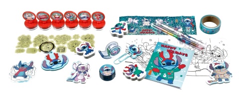 KALENDARZ ADWENTOWY LILO STITCH 24 niespodzianki gadżety PREZENT NA ŚWIĘTA