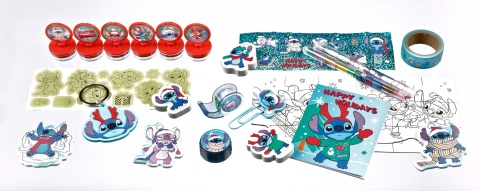 KALENDARZ ADWENTOWY LILO STITCH 24 niespodzianki gadżety PREZENT NA ŚWIĘTA