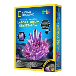 NATIONAL GEOGRAPHIC Fioletowy Kryształ Laboratorium hodowla kryształów