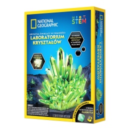 NATIONAL GEOGRAPHIC Kryształ świecący w ciemności laboratorium hodowli