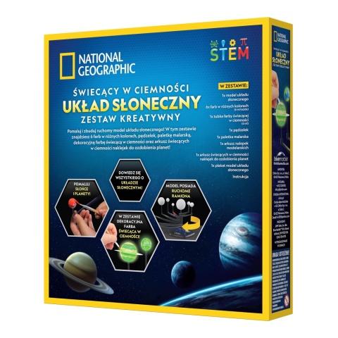 NATIONAL GEOGRAPHIC Układ Słoneczny świecący w ciemności zestaw