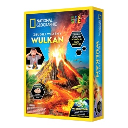 NATIONAL GEOGRAPHIC WULKAN zestaw naukowy zbuduj własny wulkan erupcja