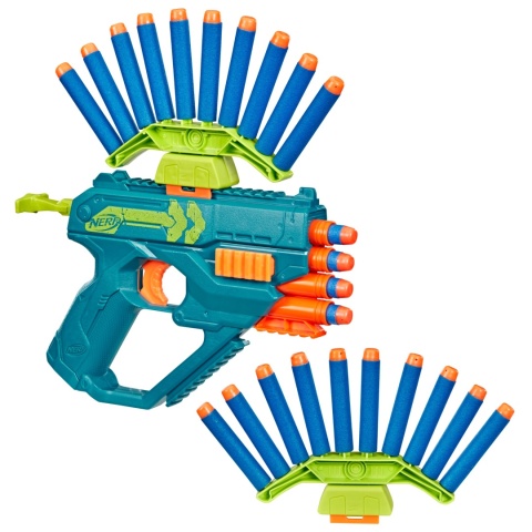 NERF REBEL OPS Ammohawk wyrzutnia pistolet 20 strzałek piankowych