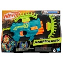 NERF REBEL OPS Ammohawk wyrzutnia pistolet 20 strzałek piankowych