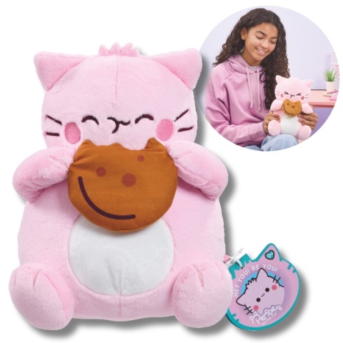 PEMBE THE PINK CAT pluszowa kotka Cookie maskotka przytulanka różowy kot
