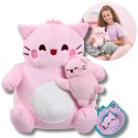 PEMBE THE PINK CAT pluszowa maskotka przytulanka Pembe Little 23 cm