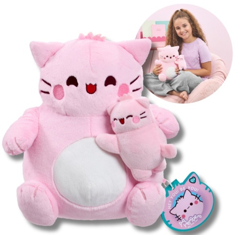 PEMBE THE PINK CAT pluszowa maskotka przytulanka Pembe Little 23 cm