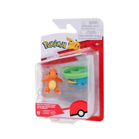 POKEMON CHARMANDER LOTAD figurki 5 cm zestaw 2 szt Battle Figure