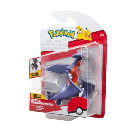 POKEMON GARCHOMP figurka 11 cm Battle Feature ruchoma atak ogonem