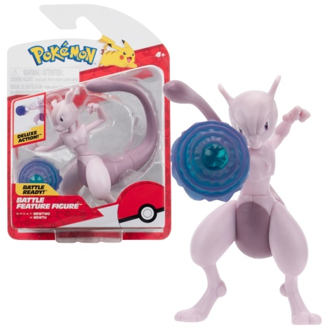 POKEMON MEWTWO figurka 11 cm Battle Feature ruchoma atak pocisk energii