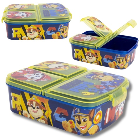 PSI PATROL ŚNIADANIÓWKA LUNCHBOX 900 ML 3 przegródki do szkoły