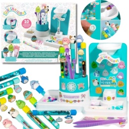 SQUISHMALLOWS PEN CREATIONS zestaw do tworzenia 10 długopisów kreatywny
