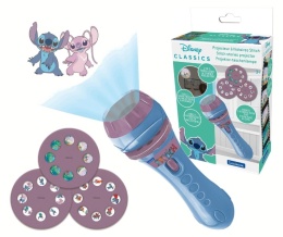 STITCH LATARKA Z PROJEKTOREM LED lampka do wyświetlania obrazków 2w1