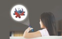 STITCH LATARKA Z PROJEKTOREM LED lampka do wyświetlania obrazków 2w1