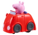 AUTKO ŚWINKA PEPPA czerwony samochodzik na baterie z figurką Peppy do zabaw