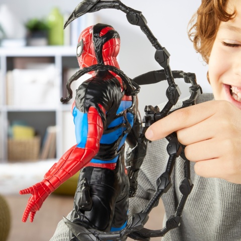 FIGURKA SPIDERMAN VENOMVERSUS zmienia kolor Liquid Shifter 27 cm z Venomem
