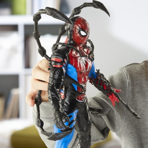FIGURKA SPIDERMAN VENOMVERSUS zmienia kolor Liquid Shifter 27 cm z Venomem