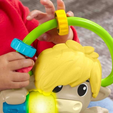 FISHER PRICE DJ JAK zabawka interaktywna edukacyjna literki słówka piosenki