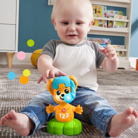 FISHER PRICE LISEK INTERAKTYWNY zabawka edukacyjna nauka przeciwieństw