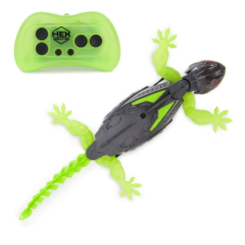 GEKON HEX BOTS Wall Crawler robot na pilota LED wspina się po ścianach
