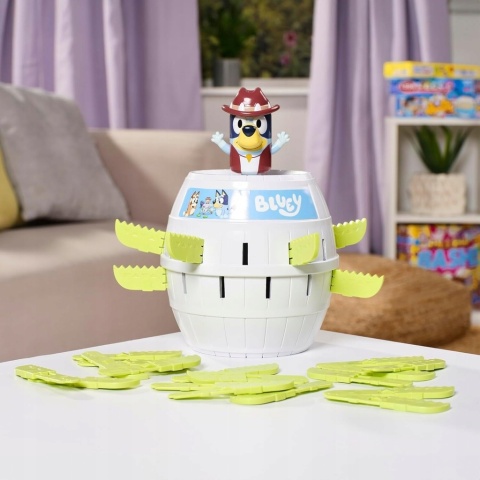 Gra zręcznościowa BLUEY POP UP wyskakujący piesek rodzinna zabawa