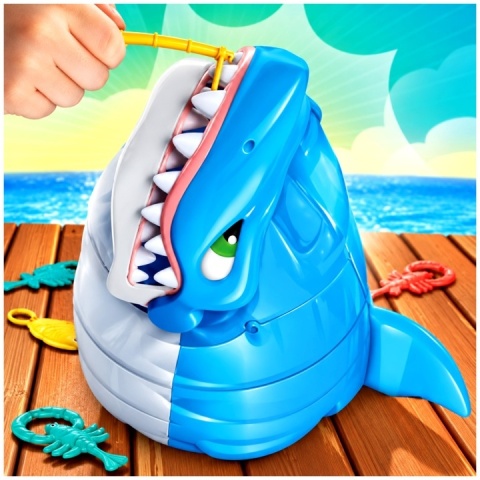 Gra zręcznościowa SZALONY REKIN łowienie rybek CRAZY SHARKY dla dzieci