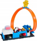 HOT WHEELS CITY POSTERUNEK POLICJI tor samochodowy pętla wyścigowa radiowóz