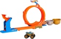 HOT WHEELS MONSTER TRUCKS tor wyścigowy Bigfoot pętla skok do trofeum