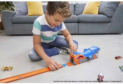 HOT WHEELS Pojazd CITY REKIN Transporter samochód autko