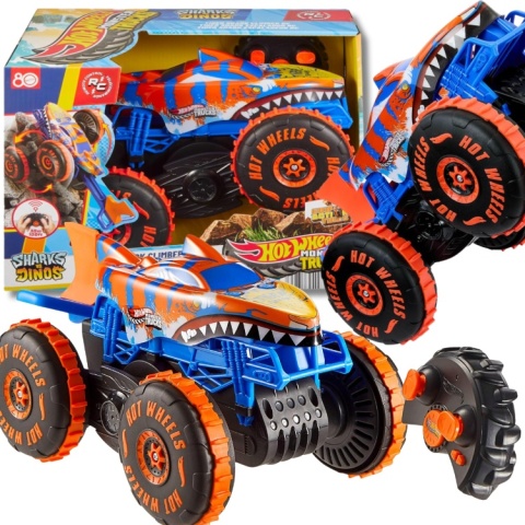 HOT WHEELS TIGER SHARK samochód RC zdalnie sterowany wspinacz monster truck