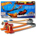 HOT WHEELS TOR WYŚCIGOWY PODWÓJNY ZJAZD 2 AUTKA wyścig samochodowy