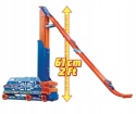 HOT WHEELS TRANSPORTER autek 2w1 rozkładany tor zjazdowy garaż na 20 aut