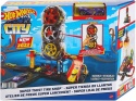 HOT WHEELS WARSZTAT OPON tor samochodowy garaż z windą i zjazdem Autko
