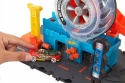 HOT WHEELS WARSZTAT OPON tor samochodowy garaż z windą i zjazdem Autko