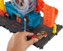 HOT WHEELS WARSZTAT OPON tor samochodowy garaż z windą i zjazdem Autko