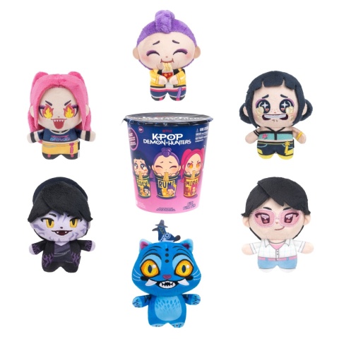 K POP DEMON HUNTERS MINI PLUSZAK RAMEN CUP maskotka niespodzianka