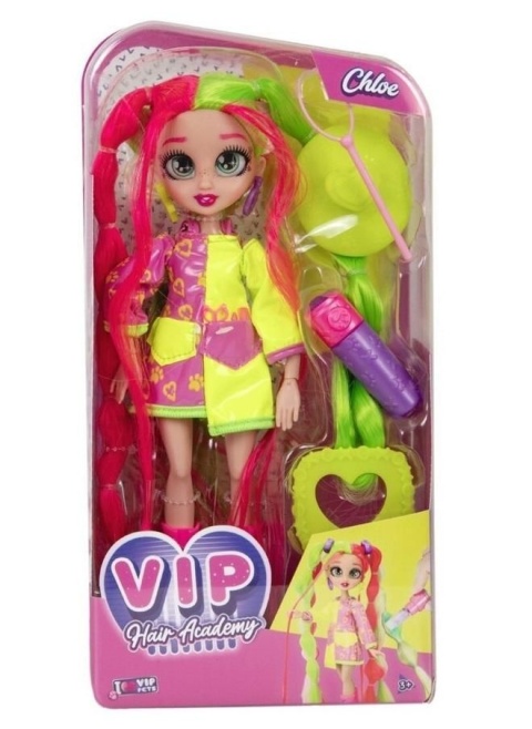 LALKA VIP PETS HAIR ACADEMY CHLOE długie włosy do stylizacji akcesoria