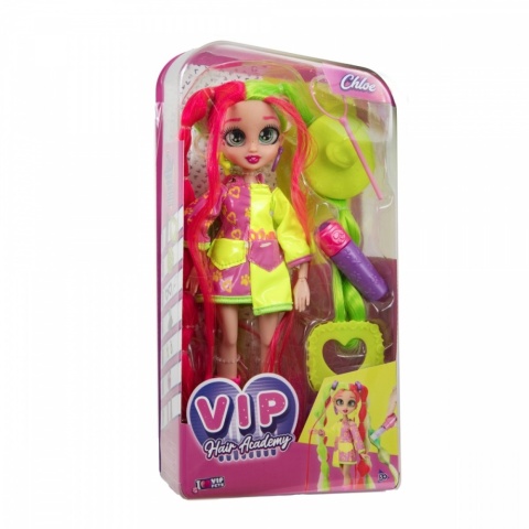 LALKA VIP PETS HAIR ACADEMY CHLOE długie włosy do stylizacji akcesoria