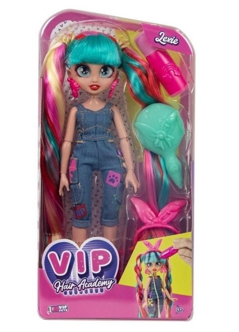 LALKA VIP PETS HAIR ACADEMY LEXIE długie włosy do stylizacji akcesoria