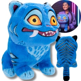 MASKOTKA DERPY K POP DEMON HUNTERS niebieski tygrys pluszak 30 cm