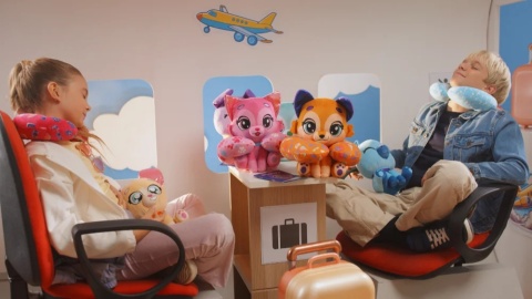 MILUSIE PAKUSIE W PODRÓŻY Solciu Safari walizka pluszak poduszka puzzle